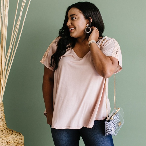 Love the Lace Top in Blush - Picture 8 of 10